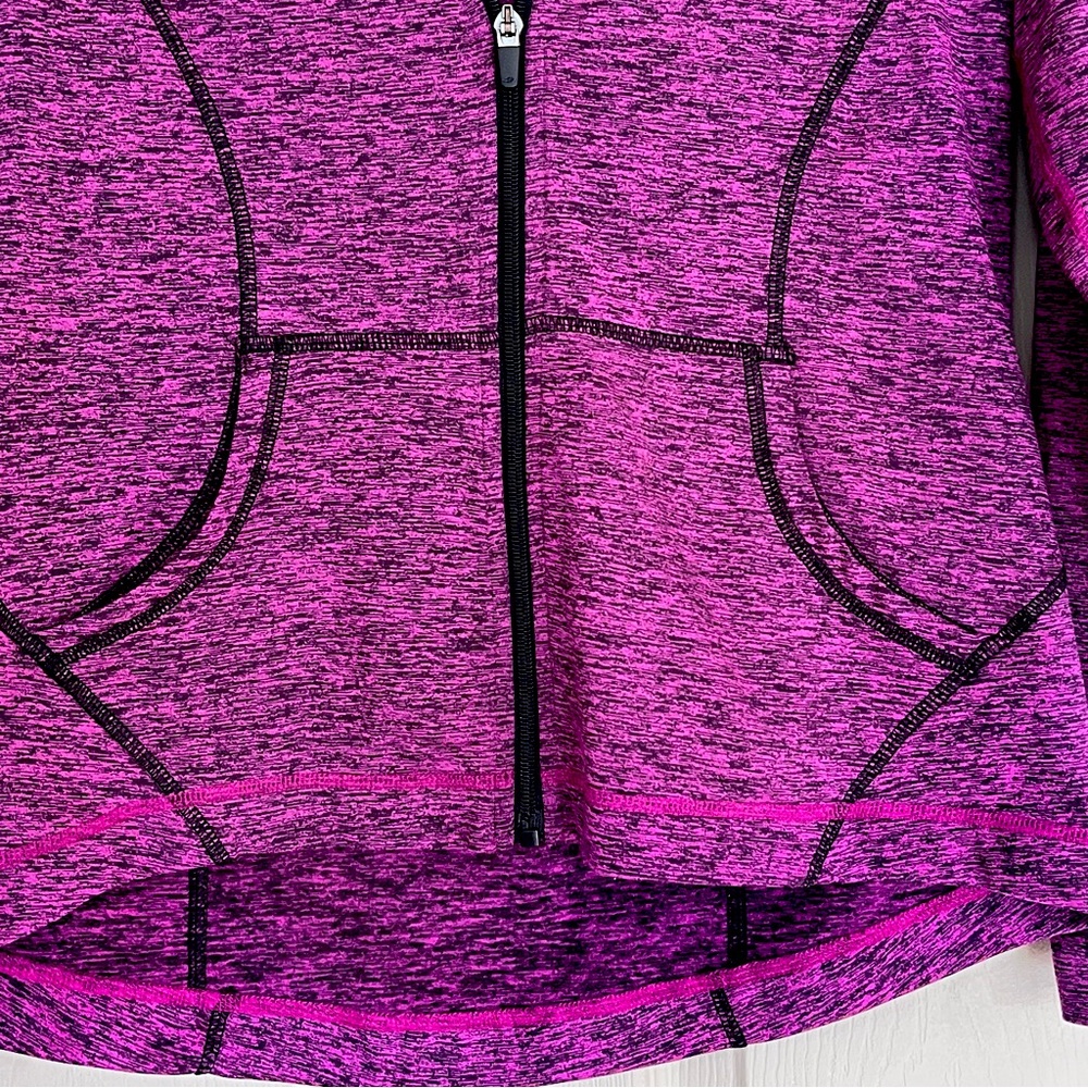 🌸3/$25 Target C9 Champion Duo Dry Zip-Up Space-dye Purple & Black Hoodie, Size S - Picture 5 of 13